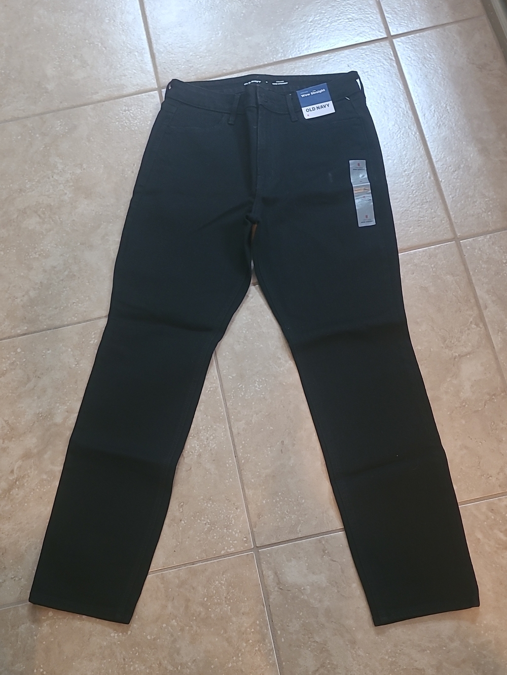 Old Navy Black Straight Leg Pants - Classic Fit